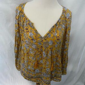 Old Navy floral peasant top